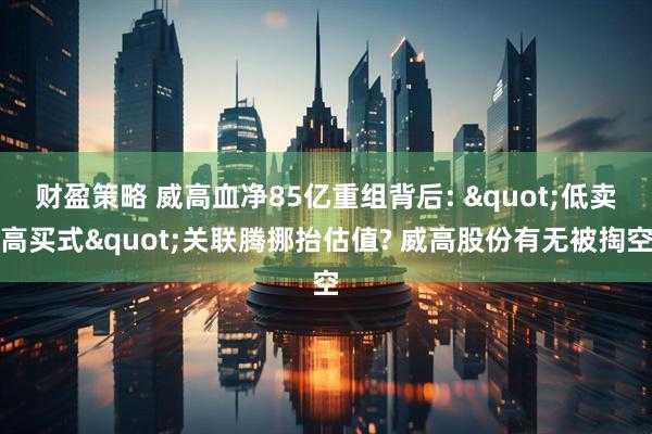 财盈策略 威高血净85亿重组背后: "低卖高买式"关联腾挪抬估值? 威高股份有无被掏空